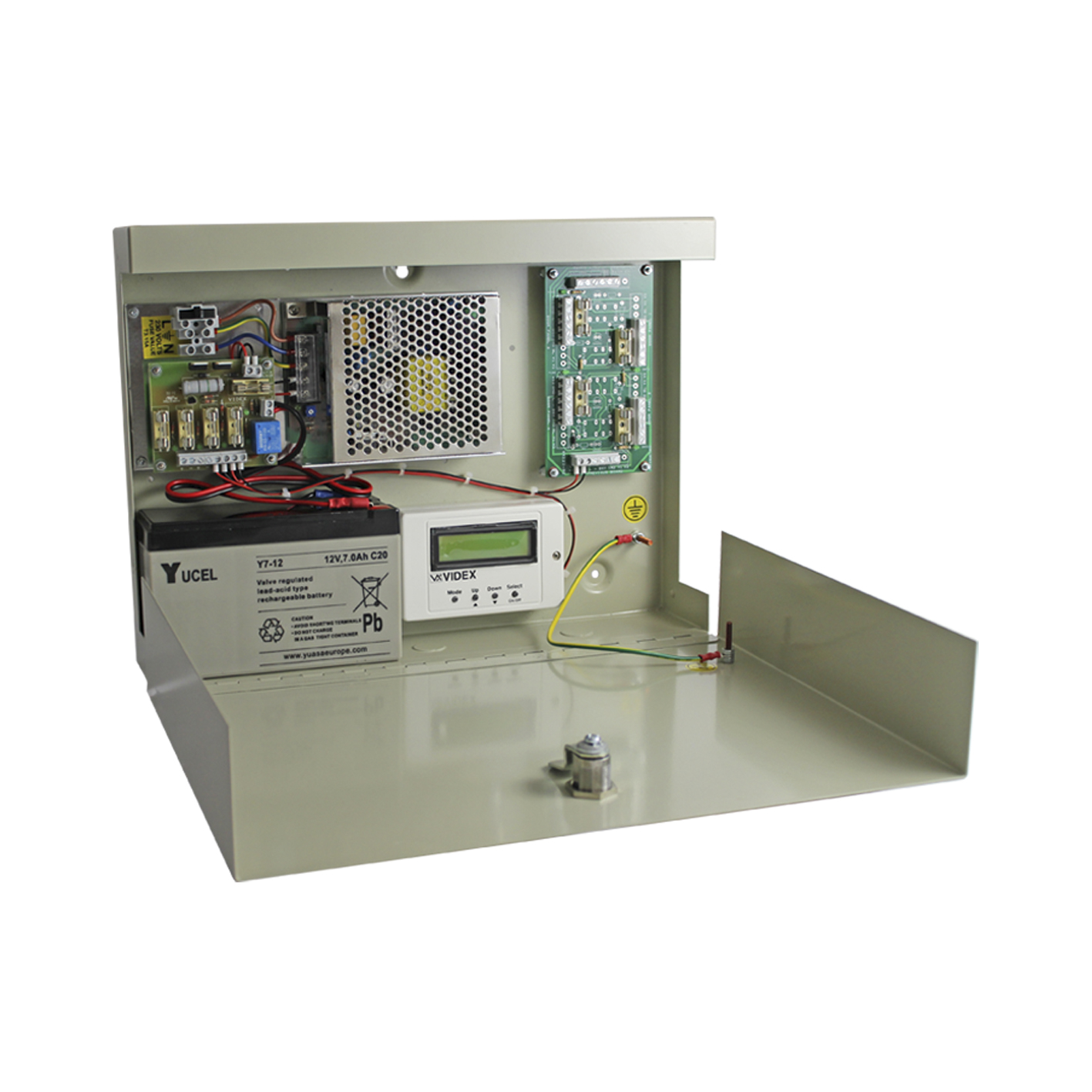 Videx 4 Door Audio Control Cabinet for VX2200 Digital System