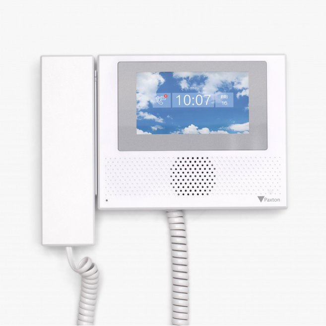 Paxton Entry Monitor with Handset. Works with Paxton Net2, Paxton10 and standalone.