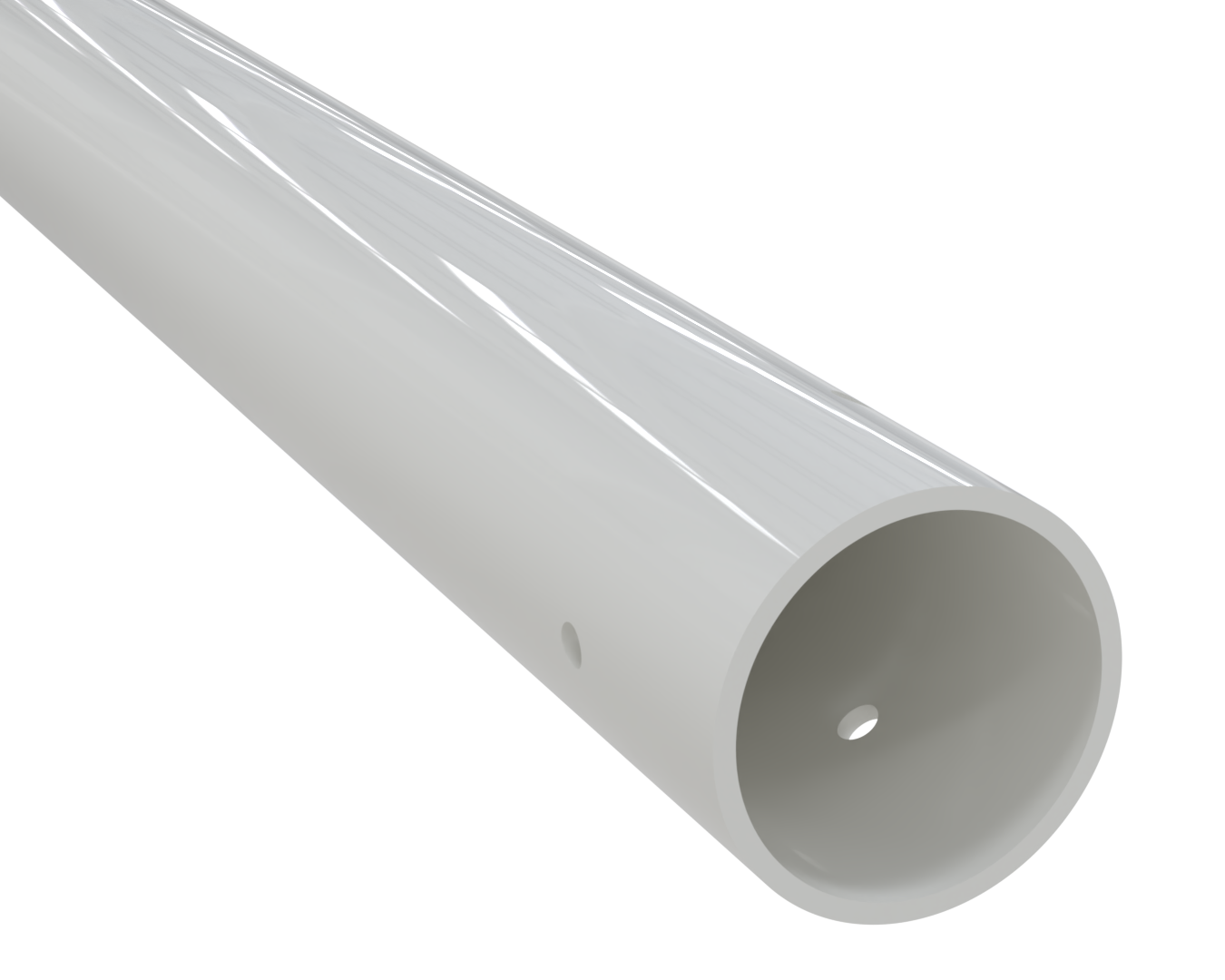 Vista 38mm diameter 2m Drop Pole White (3hole) (image 2)