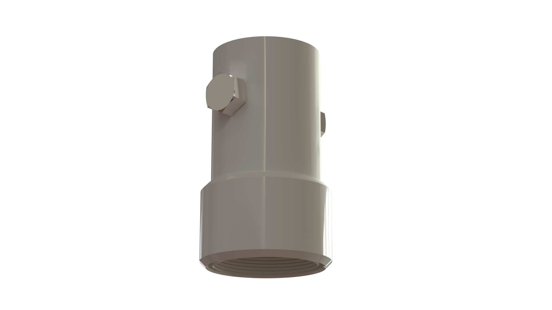 Vista NPT1.5" female adapter for 50mm diameter bracket system White (2Hole)