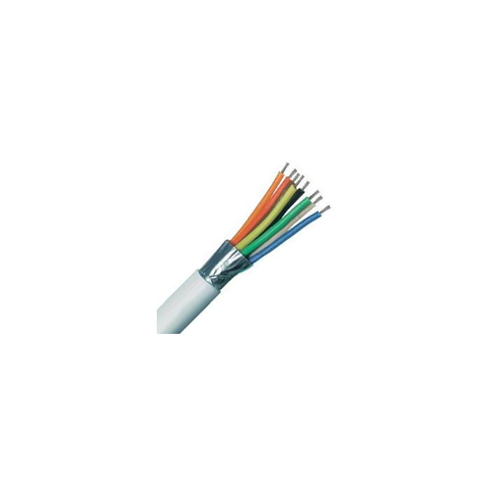 8 Core Type 3 Screened LSF Alarm Cable White 200m