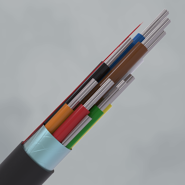CQR Belden Style 9538 Cable | 8 Multi Core | Fca | HDPE | Black | 100m