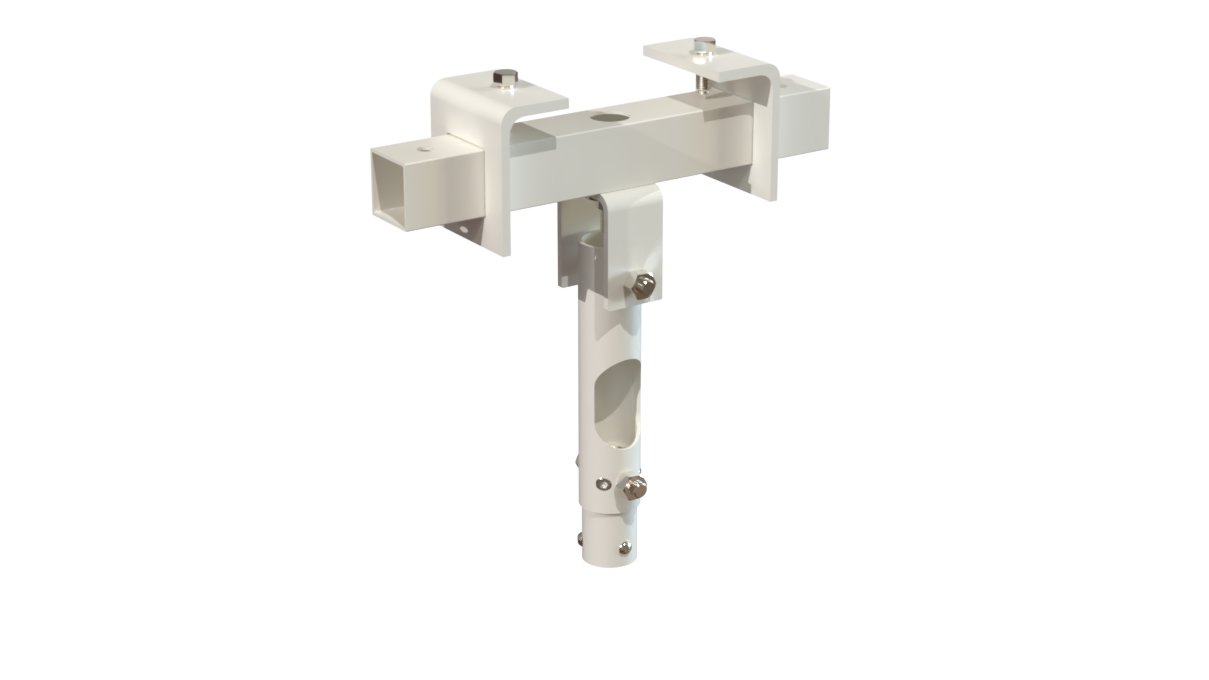 Vista Girder adapter for 38mm diameter bracket system White (image 2)