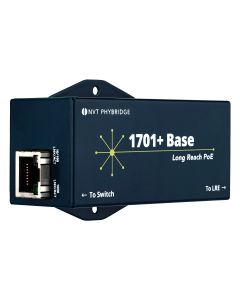 NVT 1701+ Base Extender, PoE+ Over Coax, Single Pair UTP, or 2 Wire Cabling