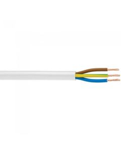 3 Core Round Flexible 1.5mm White 3183Y Cable