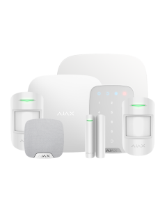 Ajax Kit 3 Hub 2 (2G) +MP DD House With Keypad (8PD) White