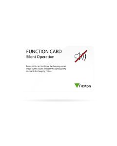 Paxton Net2 Silent Operation Card