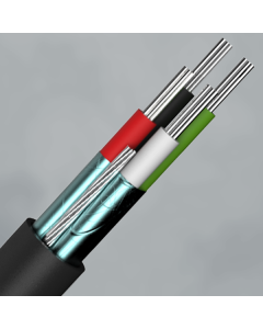 CQR Belden Style 8723 Cable | 2 Pair | Fca | HDPE | Black | 200m