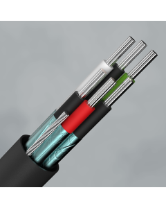 CQR Belden Style 8777 Cable | 3 Pair | Fca | HDPE | Black | 100m
