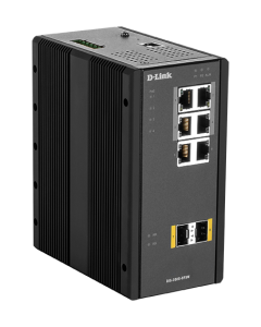 D-Link SIndustrial Gigabit Managed PoE Switch with SFP Slots