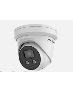 Hikvision 4K AcuSense Strobe Light and Audible Warning Fixed Turret Network Camera  - Graded Stock (G1)