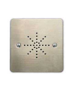Elmdene Flush Mounted Stainless Steel 16 Ohm Extension Speaker - Tampered