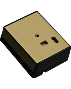 Knight Grade 2, Double End Push Panic Button with Brass Fascia (Latching)