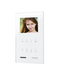 Videx Flush Mount, 3.5″ Colour Kristallo Video Monitor (VX2200 system), White Finish