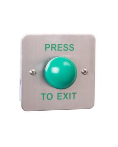 RGL Metal Green Dome Button