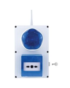 Luminite NXICSB.BM Master Internal Alert Call Point with Sounder and Beacon, Blue