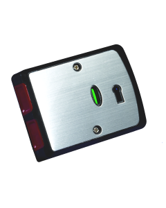 Knight Grade 3, Double End Push PA (Black, Stainless Steel Cover And Resistors) Rear Tamper