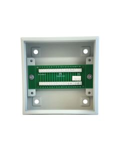 Hoyles 18 Way Termination Unit in a Steel Enclosure
