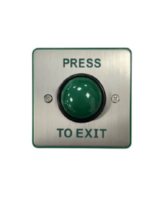 SSP Surface Green Dome Stainless Steel Exit Button - LITE Range