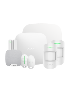 Ajax Kit 1 Hub2 (2G) +MP DD House With Keyfobs (8PD) White