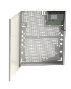 Elmdene Selectable 12V, 8A /24A, 4A, PSU in Large Tampered Enclosure with Universal Backplate