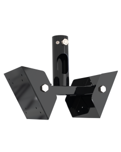 Vista Double Visa Mount Pole Adapter Black