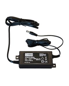 VPSU12-2000e12VDC 2000mA (24W) encapsulated PSU 2.1mm jack plug, mains flying lead