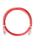 VC6LSZH1M-Red patch lead red 1m Cat6 LSZH