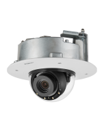 Hanwha P Network 2MP AI IR Indoor Flush Mount Dome Camera - P Series