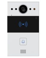 Akuvox Compact SIP Intercom with 1 Call Button (Video & RFID Card Reader), incl. Surface Mount Backbox