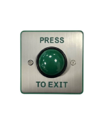 SSP Surface Green Dome Stainless Steel Exit Button - LITE Range