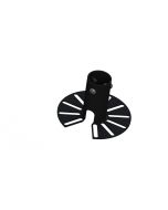 Vista universal camera pole adapter 123mm Black (3Hole)