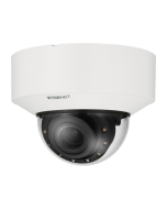 Hanwha 4K AI IR Dome Camera, 4.4~9.3mm (2.1x) Motorised Varifocal, IP52, IK08 - X Series