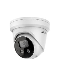 Hikvision 4MP AcuSense Strobe Light and Audible Warning Fixed Turret Network Camera 2.8mm