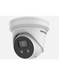Hikvision 4K AcuSense Strobe Light and Audible Warning Fixed Turret Network Camera, 2.8mm