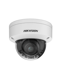 Hikvision 4 MP Smart Hybrid Light with ColorVu Motorised Varifocal Dome Network Camera, 2.8-12mm Lens