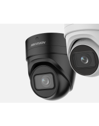 Hikvision Black 6 MP AcuSense Motorised Varifocal Turret Network Camera