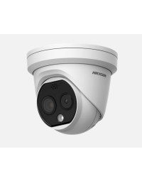 Hikvision Thermal & Optical Bi-Spectrum Network Turret Camera, 3.1mm