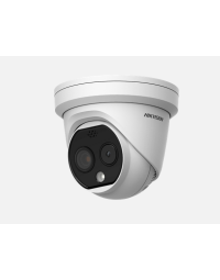 Hikvision Thermal & Optical Bi-Spectrum Network Turret Camera, 6.2mm