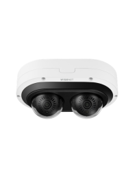 Hanwha 2MP x 2CH AI Multi-directional Camera NDAA, IR 25m, IP66, IK10, NEMA4X - P Series