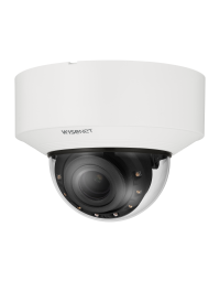 Hanwha 4K AI IR Dome Camera, 4.4~9.3mm (2.1x) Motorised Varifocal, IP52, IK08 - X Series