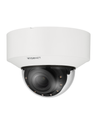 Hanwha 4K AI IR Dome Camera, 4.4~9.3mm (2.1x) Motorised Varifocal, IP52, IK10 - X Series