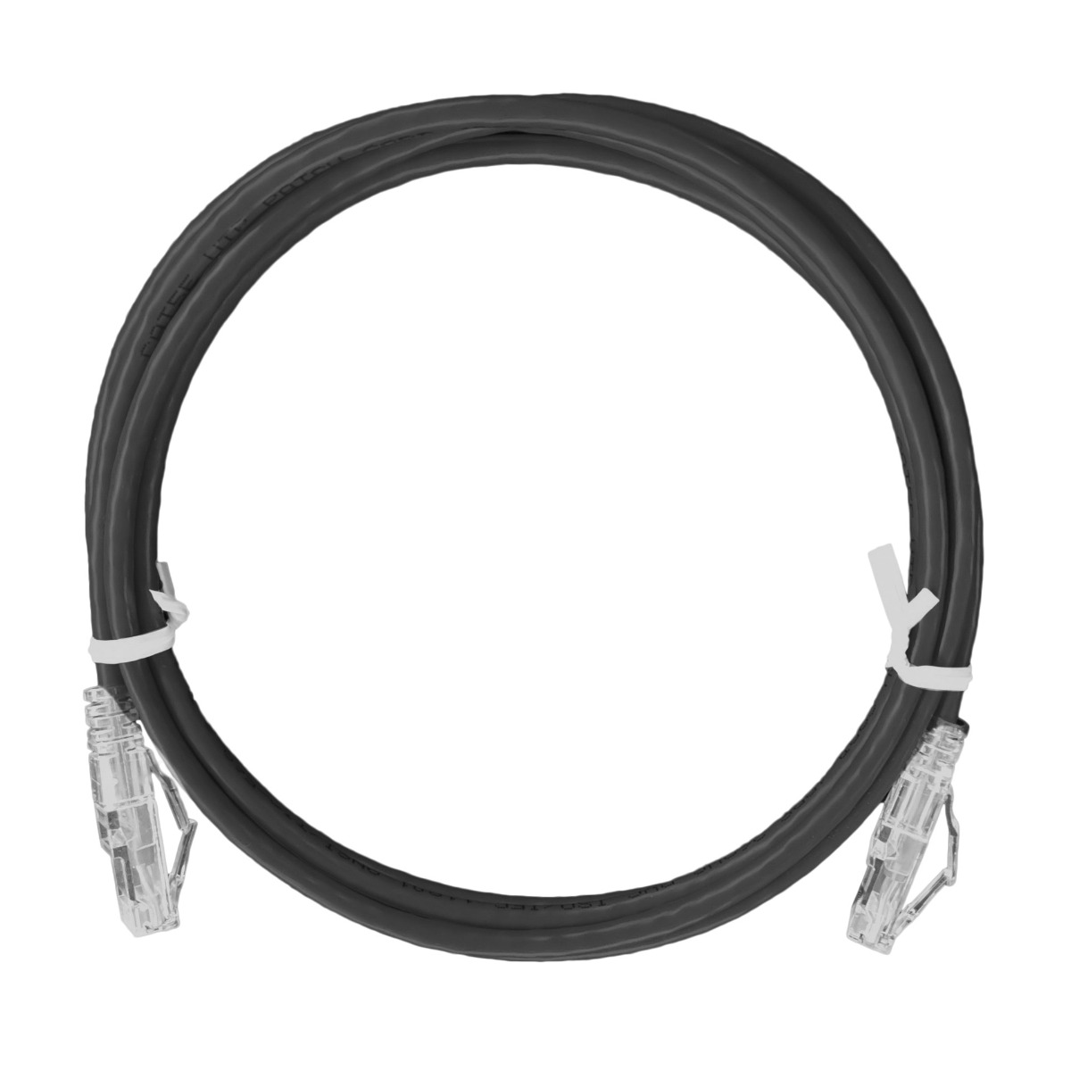 Vista 2m CAT6 LSOH RJ45 Patch Lead Black