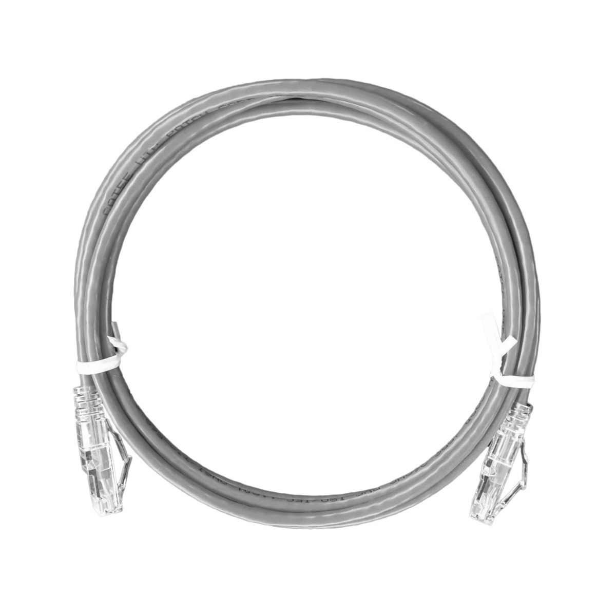 1m Cat5e LSZH RJ45 patch lead Grey