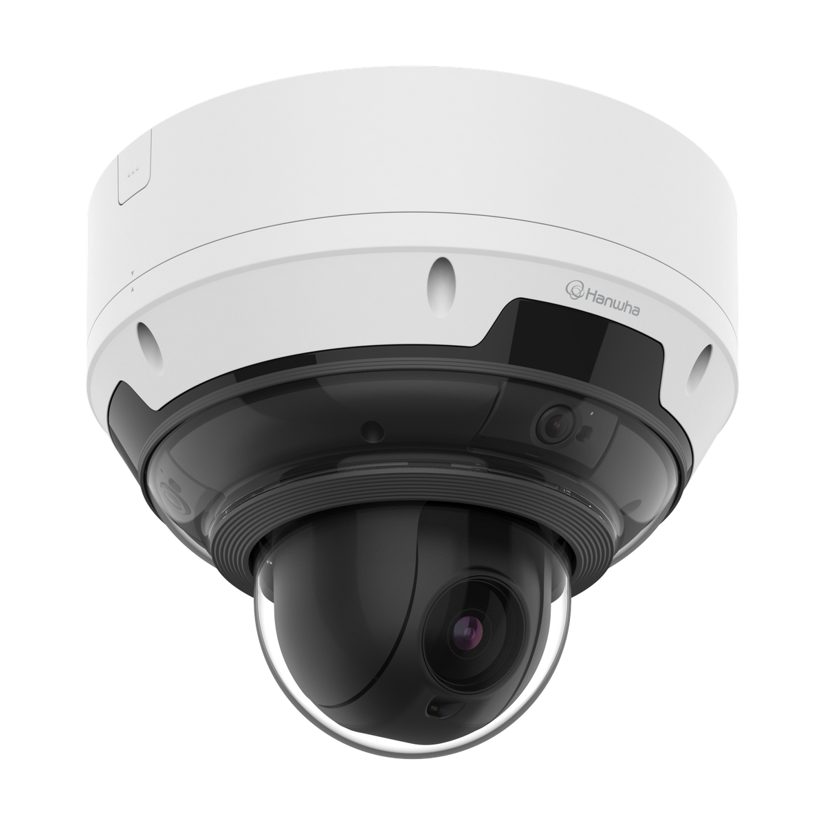 Hanwha 5MP 3CH fixed + 4MP 18x PTZ AI Camera - P Series (image 2)