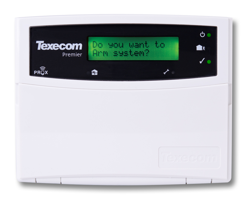Texecom Premier LCD Keypad with Built in Proximity Tag