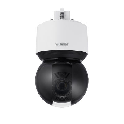 Hanwha XNP-6400RW X Series, 2MP 40x Optical Zoom IP PTZ Camera, 4.25-170mm Motorized Lens, IR 200M, IP66, White