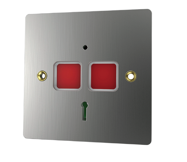 CQR Stainless Steel Flat Plate Panic Button