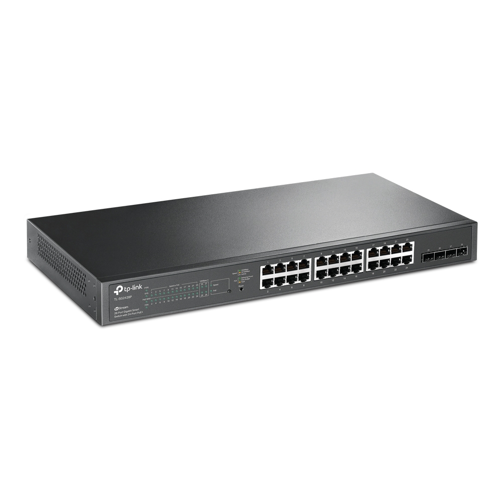 TP-Link JetStream 28-Port Gigabit Smart Switch with 24-Port PoE+ (image 2)