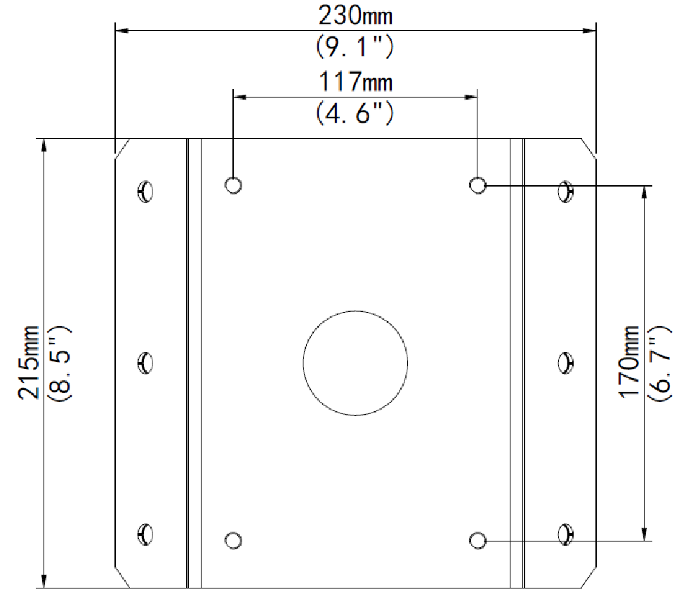 Vista Corner Mount for VIP-P 25x PTZ (image 2)